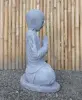  Product image 5 of the product “Lokesh - Seated Monk no hair, 60 cm H | cast stone ”